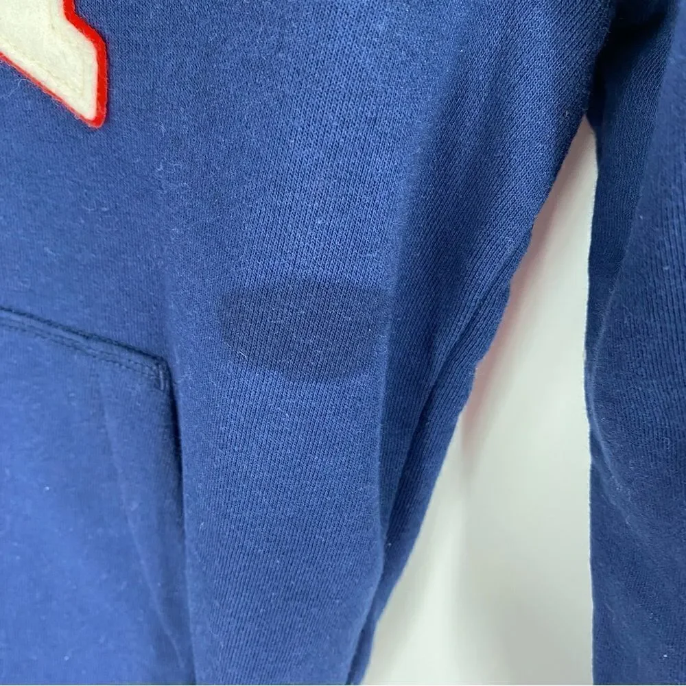 GAP Kids Zipper Front Blue Graphic Hoodie Size XXL New with tags
